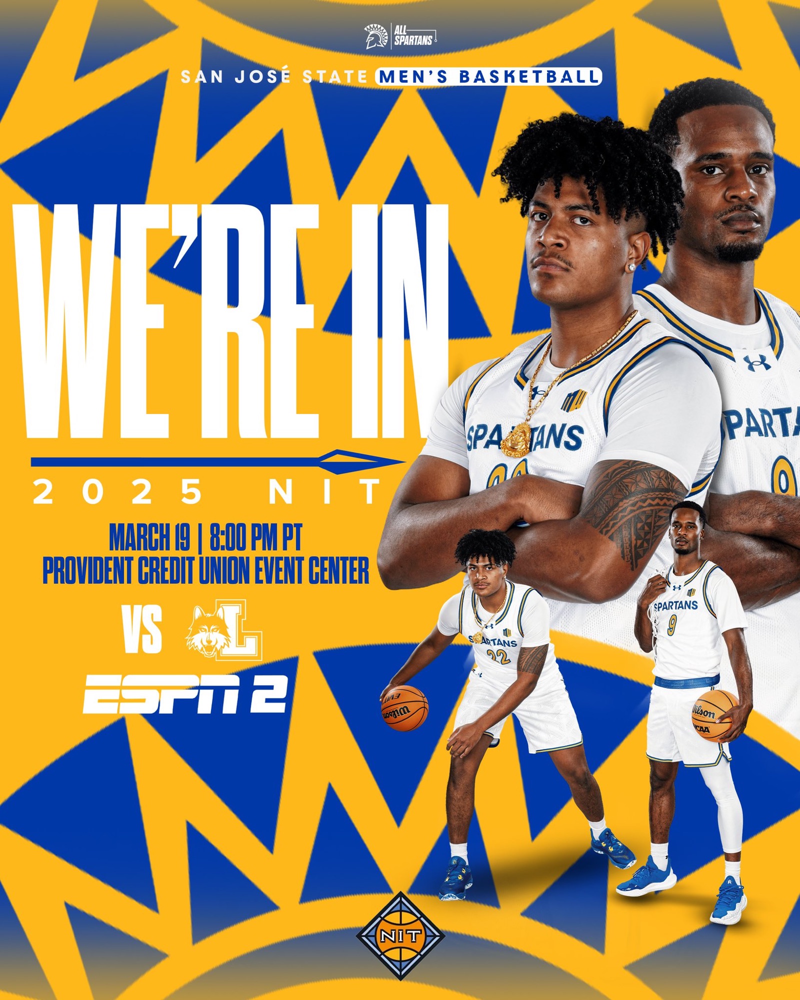 San Jose State Spartans Men’s Basketball NIT Bound!