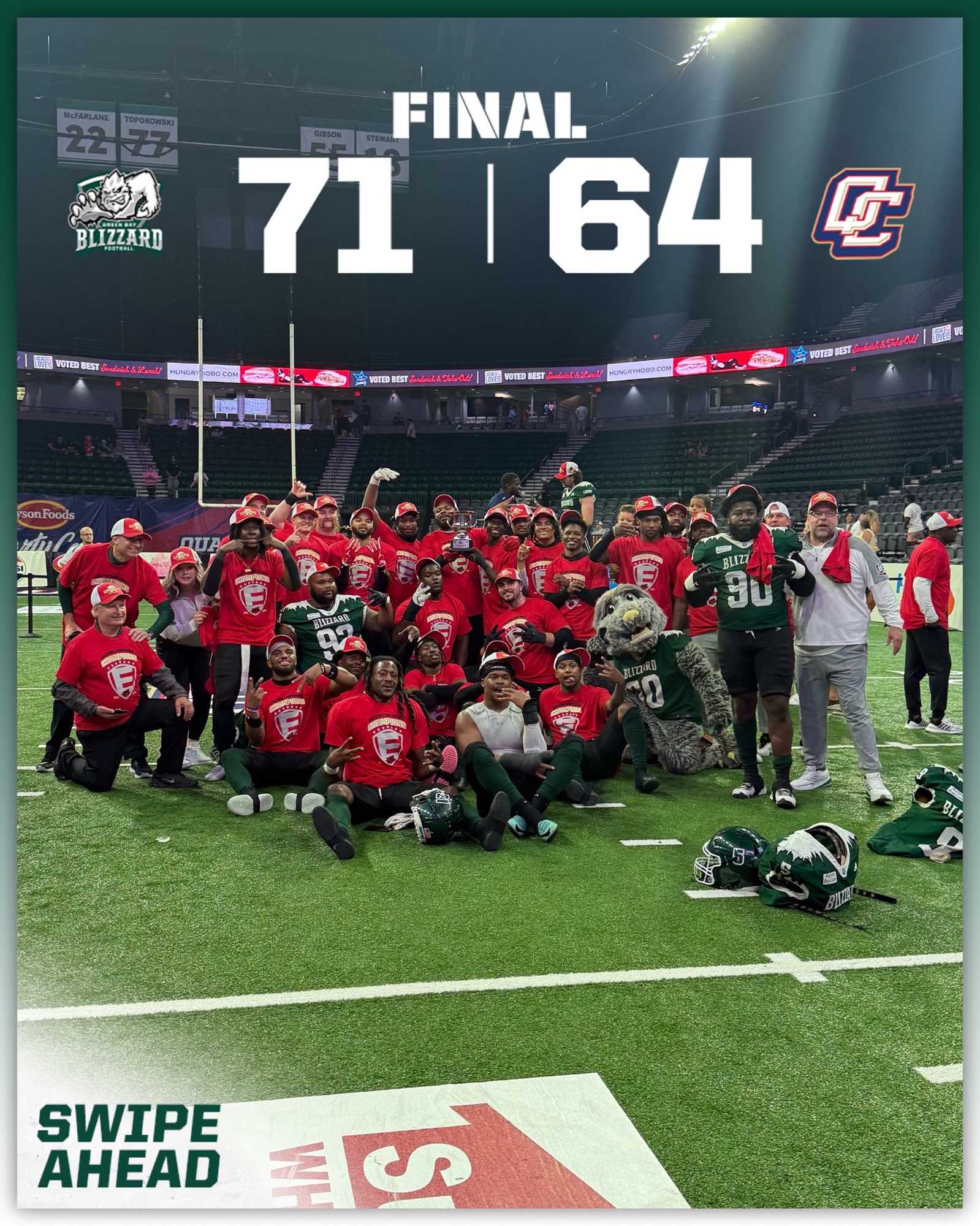 Green Bay Blizzard Headed to IFL Title Game!