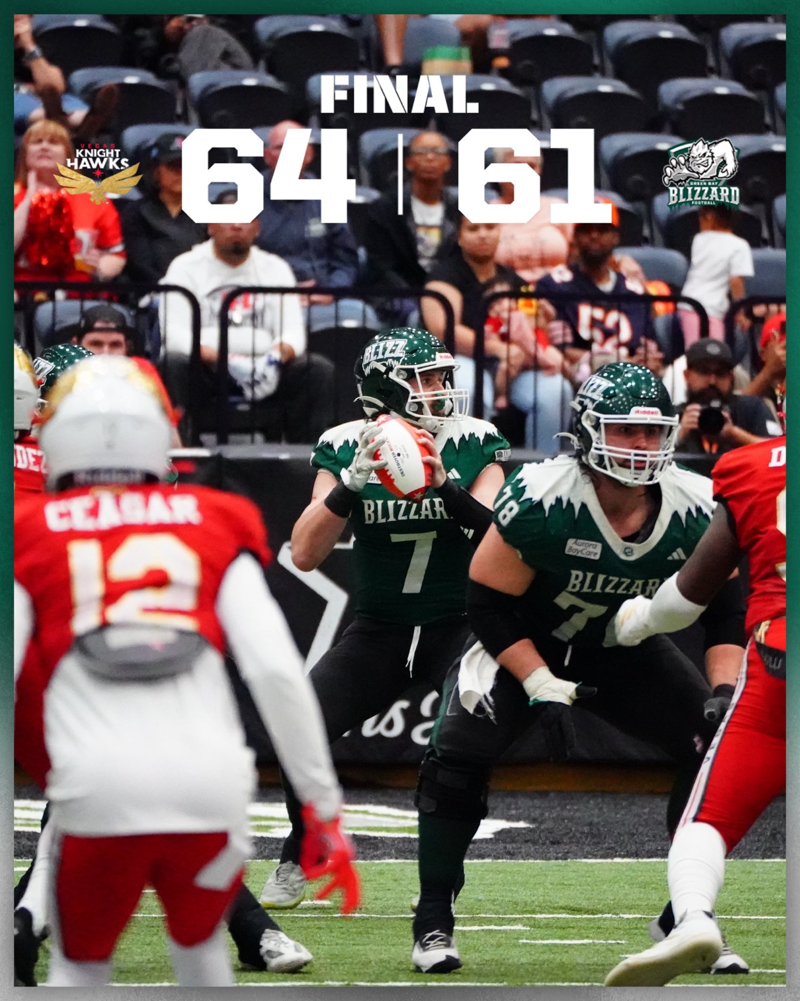 Heartbreak For Green Bay Blizzard in IFL Championship Game