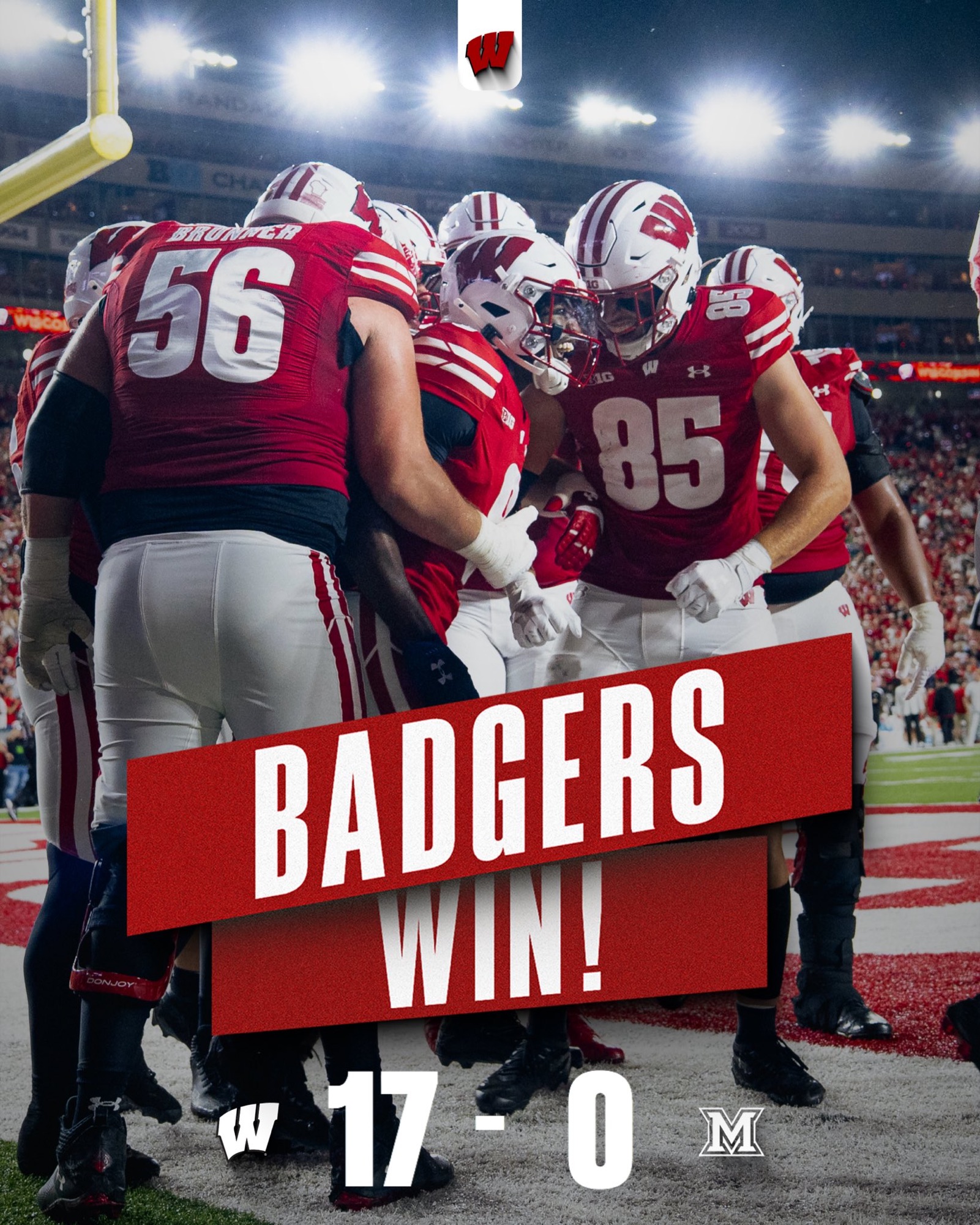 Thoughts on Wisconsin’s Season Opening Win Over Miami (OH)