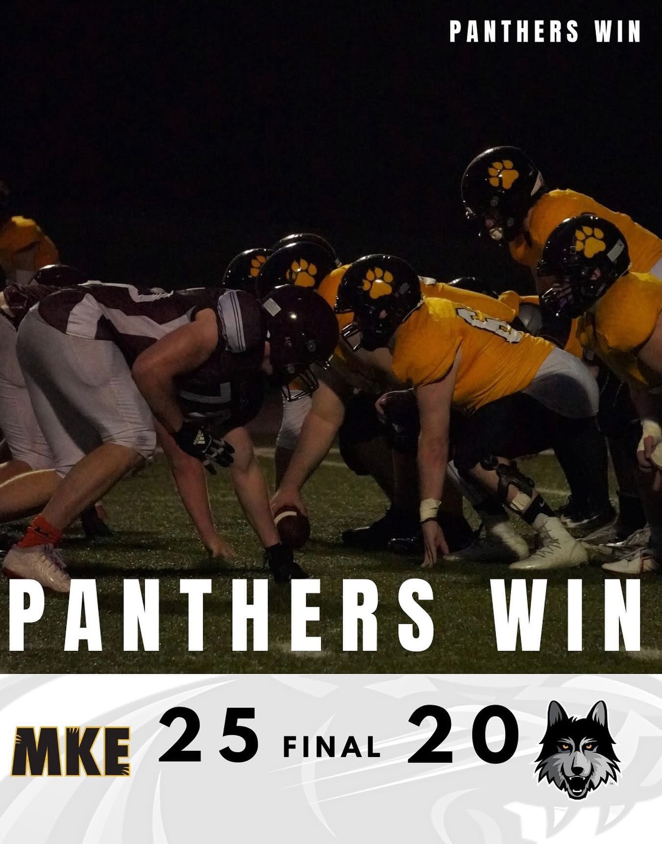 UW-Milwaukee Panthers (Club) Football Wins Season Opener