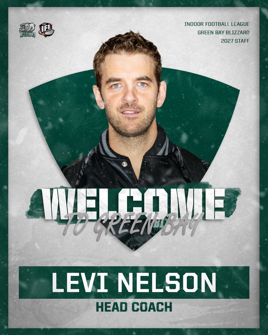 Levi Nelson Named Head Coach of Green Bay Blizzard